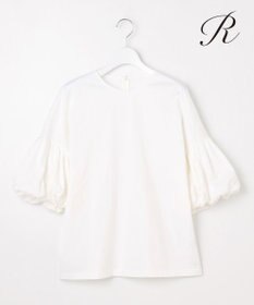 23区 【R(アール)】プレミアムコットンジャージー ボリュームスリーブカットソー