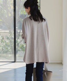 Tiaclasse 【洗える】リバーシブルWフェイスポンチョ風ニット