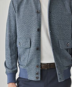 GOTAIRIKU 新作【ストレッチ/洗える/吸水速乾】ノルマンディーリネン A-1ブルゾン