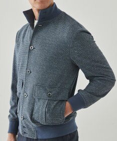 GOTAIRIKU 新作【ストレッチ/洗える/吸水速乾】ノルマンディーリネン A-1ブルゾン