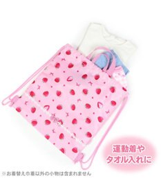 Mother garden マザーガーデン 野いちご お着替え巾着 《いちご柄》