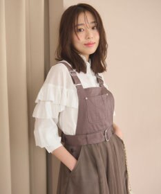 Feroux 【洗える】フリル ブラウス