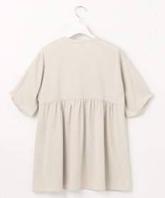 J.PRESS LADIES 【洗える】プレーティング キーネック カットソー