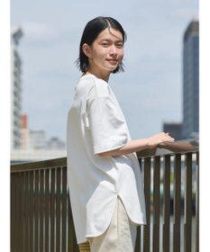 AMERICAN HOLIC 抗菌防臭＋ＵＶカット裾ラウンドカットチュニック