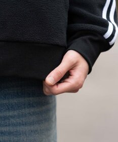 WEGO ラインフリースパーカー