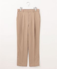 自由区 【接触冷感・速乾・UVケア・撥水・防シワ・XSサイズあり】リネンライクツィルテーパード パンツ