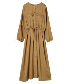 Green Parks ・ＥＬＥＮＣＡＲＥ　ＤＵＥ　イロイロ釦ドロストワンピース