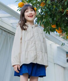 組曲 KIDS 【110-140㎝】 ブルーフラワーデニムキュロット