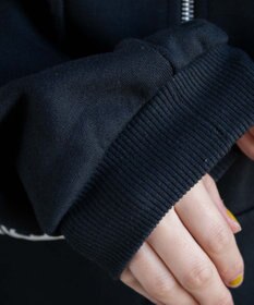 WEGO 【裏起毛/セットアップ対応】グラフィック裏起毛ZIPビッグパーカー