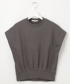 23区 【SLOW/WEB限定】コンパクトインレー フレンチスリーブ カットソー