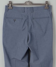 GOTAIRIKU 仕事で着られる 冷んやり綿パン【接触冷感/ストレッチ】ストレッチサマーポプリン