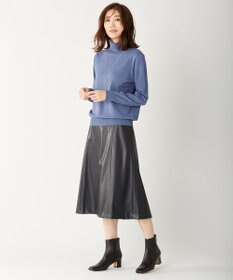 J.PRESS LADIES 【WEB限定・洗える】BARTOLOZZI ポリエステルレザーII スカート