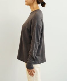 TOQUE 〈大草直子さんアドバイザー〉【ユニセックス】ロイヤルベビーアルパカ×タンギスコットン 裏毛 クルーネックトップス