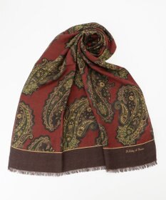 JOSEPH ABBOUD 【イタリア製・ Holliday&Brown】ビックペイズリー ストール