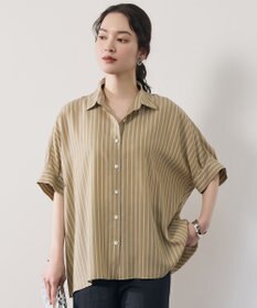 自由区 【接触冷感・UVケア・抗菌防臭・洗える】リヨセルポプリン ブラウス