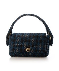 UNBILLION カシュカシュ cachecache / ツイード2wayハンドルフラップショルダー