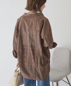 AMERICAN HOLIC レースパッチワークシャツ