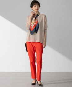 23区 【洗える】シャイニーシアー ボートネック ニット