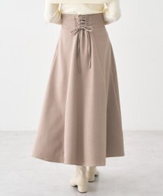 earth music&ecology バックレースアップスカート