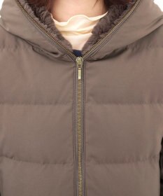 Tiaclasse フード裏エコファーダウンコート