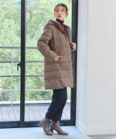 Tiaclasse フード裏エコファーダウンコート