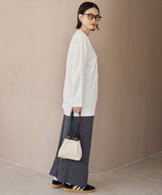 AMERICAN HOLIC ボックス箔プリントロングTシャツ