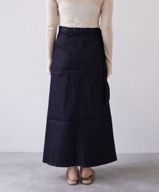 woadblue サイズ追加 ＜坪田あさみさんコラボ＞デニムラップスカート