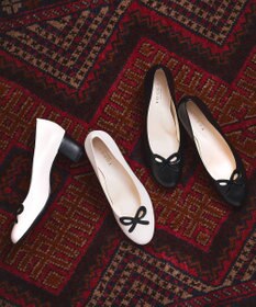 TOCCA 【晴雨兼用・抗菌消臭・防水】FRENCH RIBBON RAINPUMPS レインパンプス