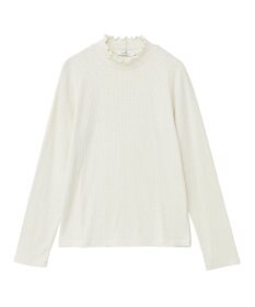 earth music&ecology ラメテレコハイネックプルオーバー