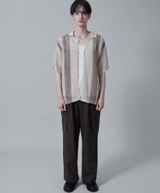 WEGO マルチストライプニットシャツ（S）