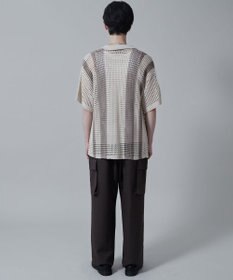 WEGO マルチストライプニットシャツ（S）