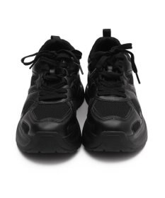 WEGO PUメッシュヒールダッドスニーカー