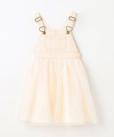 ANY KIDS チュール付き ジャンパースカート