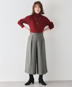 ANY 【洗濯機可】ウォームニットリブタートルネック