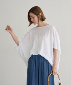 YECCA VECCA 異素材切替バックデザインプルオーバー