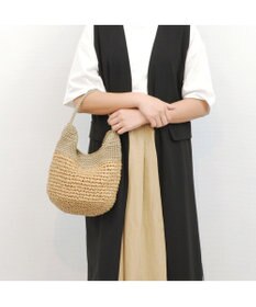 UNBILLION cachecache 切り替え編みワンハンドル2wayミニトート