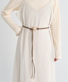 earth music&ecology ニュアンスバックルサッシュベルト