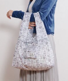 ACE BAGS & LUGGAGE 【折り畳み】 HAyU × ace. マルシェバッグ エコバッグ 猫柄 23L 17871