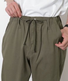 WEGO 【接触冷感/吸水速乾/ストレッチ/ウエスト紐/らくらくのびる/MLサイズ展開】カルゼレギンスアンクルパンツ