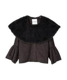 Green Parks ■ＥＳＣＡＲ　フラッフィーケープ付ショートコート