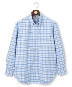 J.PRESS MEN 【KING SIZE】コットンオックス マルチチェック シャツ / ボタンダウン