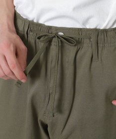 WEGO 【接触冷感/吸水速乾/ストレッチ/ウエスト紐/らくらくのびる/MLサイズ展開】カルゼレギンスアンクルパンツ