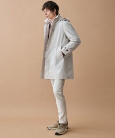 JOSEPH ABBOUD 【キングサイズ・フード脱着仕様/JAPANファブリック/ECO撥水】ステンカラー コート