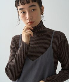 AMERICAN HOLIC バイパチリブタートルネックニットプルオーバー