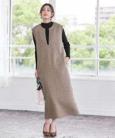 Tiaclasse 【洗える】ランダムリブニットプルオーバー