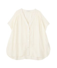 Green Parks フレンチスリーブリブドッキングシャツ