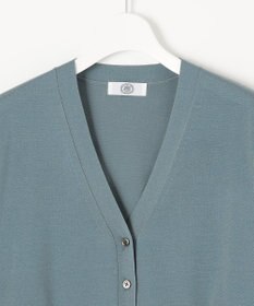 J.PRESS LADIES S 【洗える】 Co/Peライト Vネック ショート カーディガン