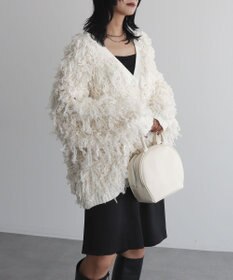 Green Parks フリンジニットカーディガン