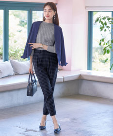 Tiaclasse 【洗える】ランダムリブニットプルオーバー