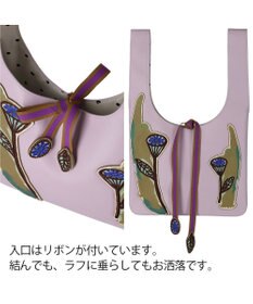 tsumori chisato CARRY 花ししゅう ハンドバッグ ミニバッグ お財布バッグ